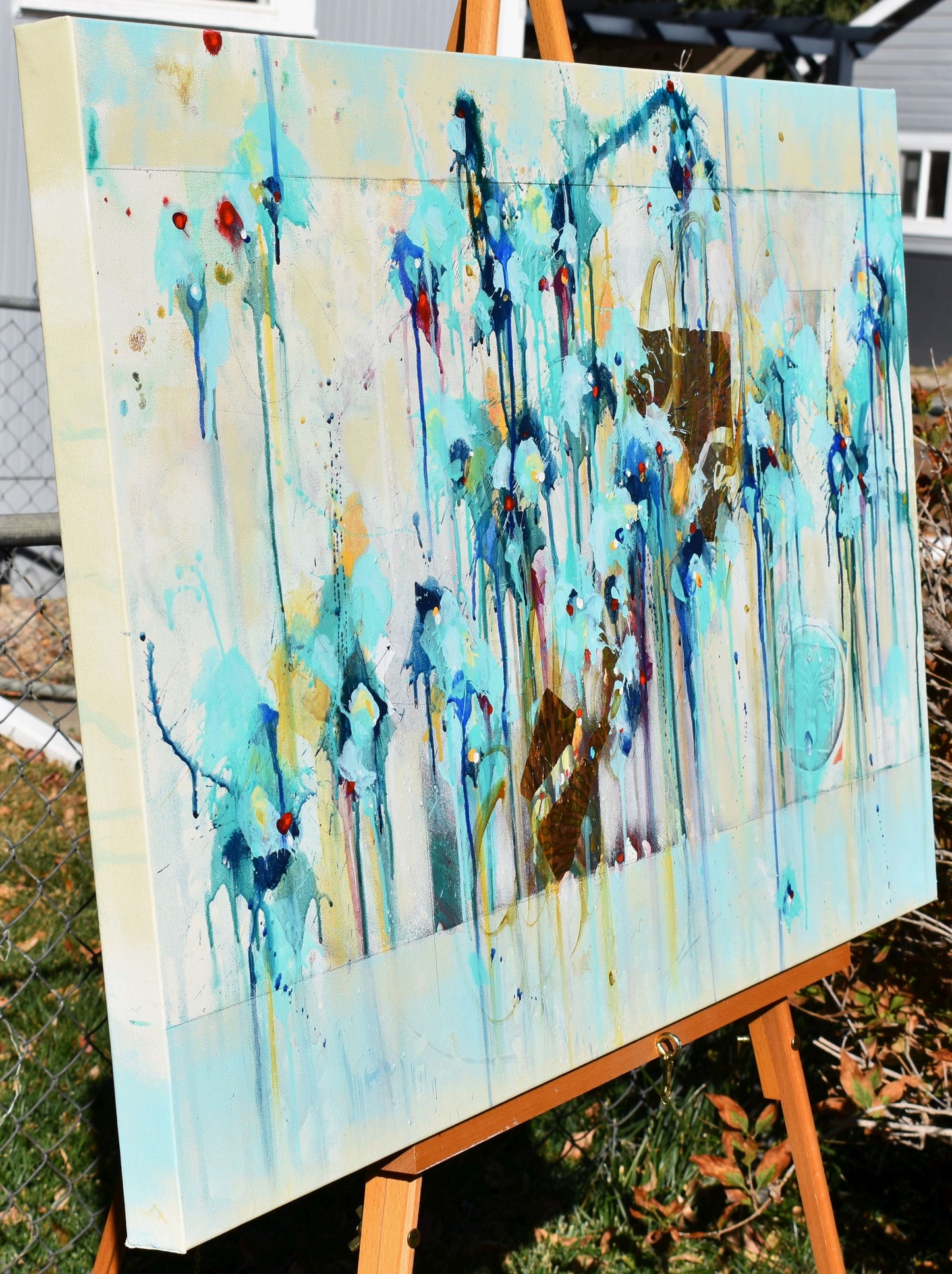 Whispering Winds of November 24″ x 36″ Abstract Painting