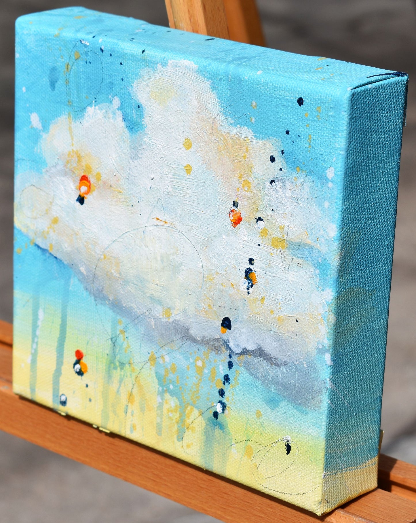 Noonday Dreams 6″ x 6″ Abstract Painting