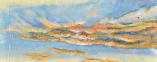 Sky Full of Dreams 16″ x 40″ Abstract Painting