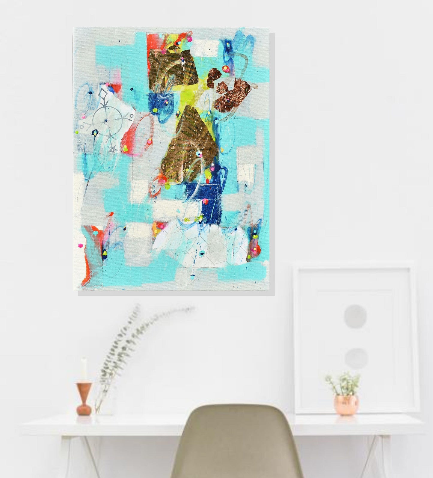 Spirit of Infinity 12″ x 16″ Abstract Painting