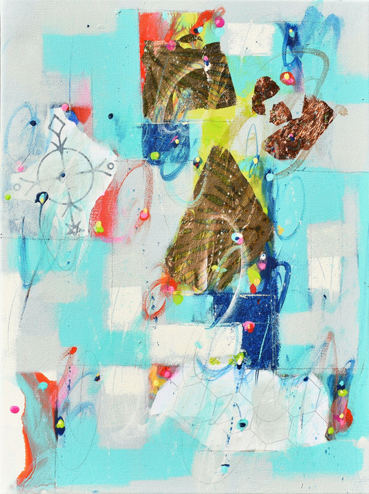 Spirit of Infinity 12″ x 16″ Abstract Painting