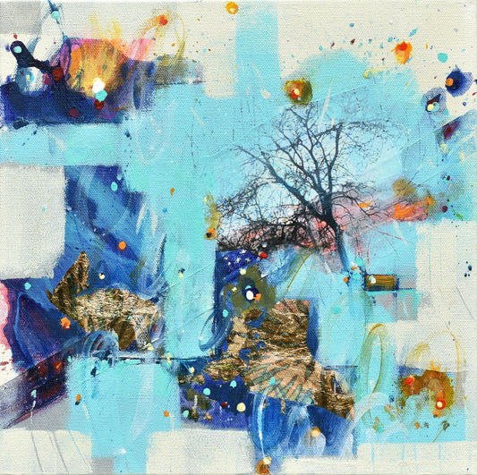The Quickening Light 12″ x 12″ Abstract Painting