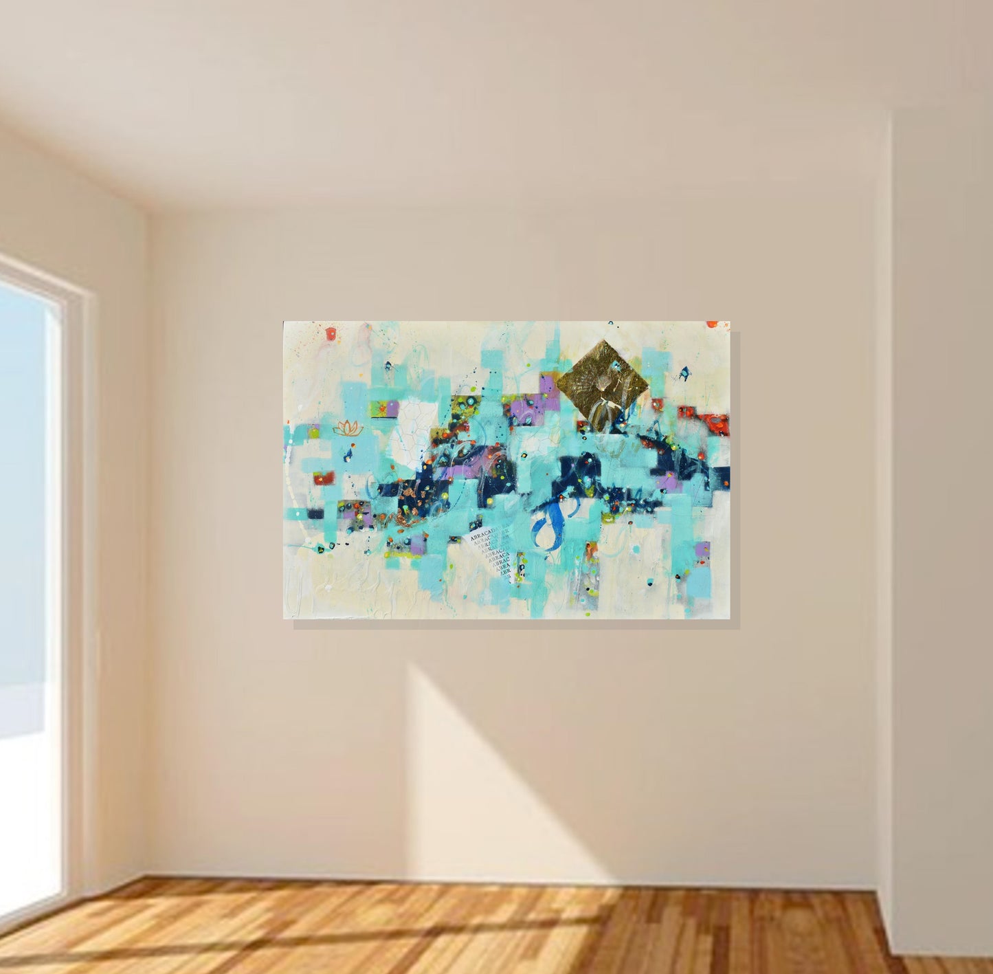 The City Sings To Me 24″ x 36″ Abstract Painting