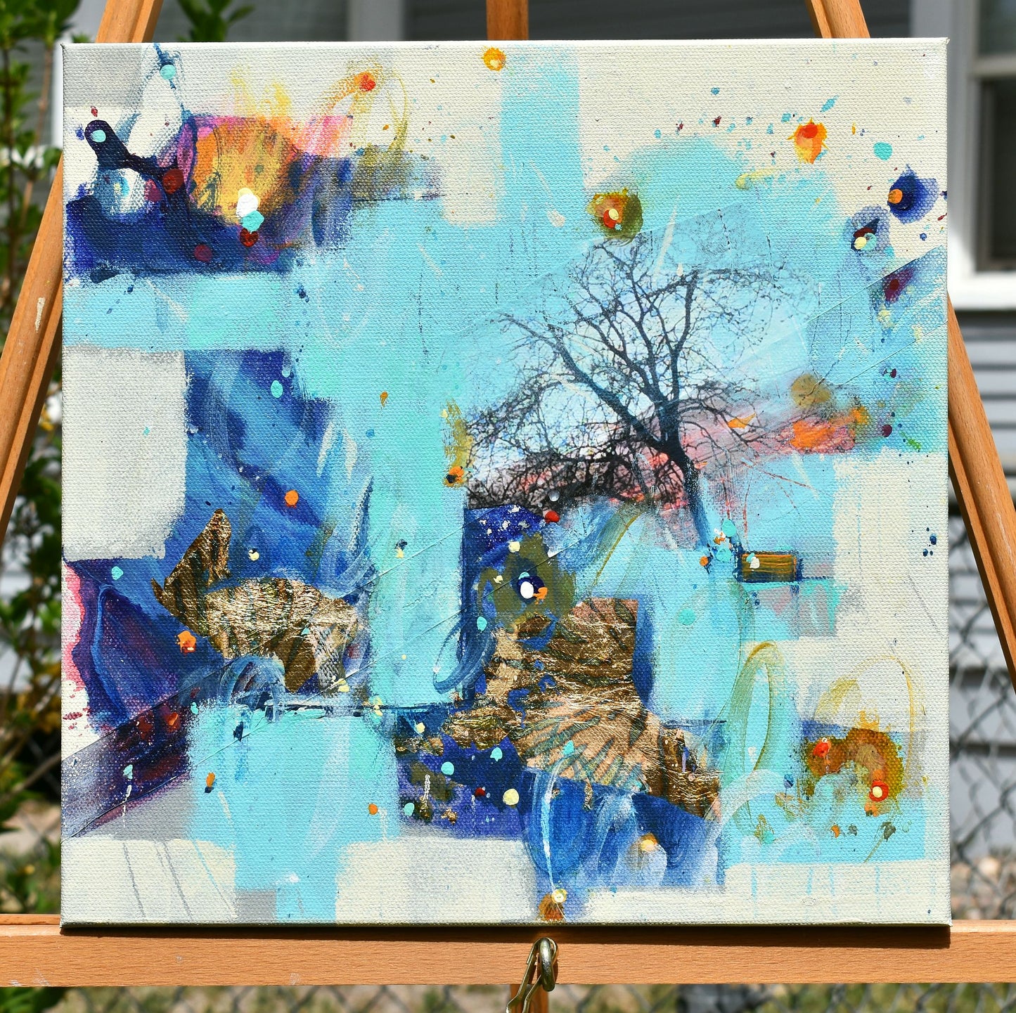 The Quickening Light 12″ x 12″ Abstract Painting