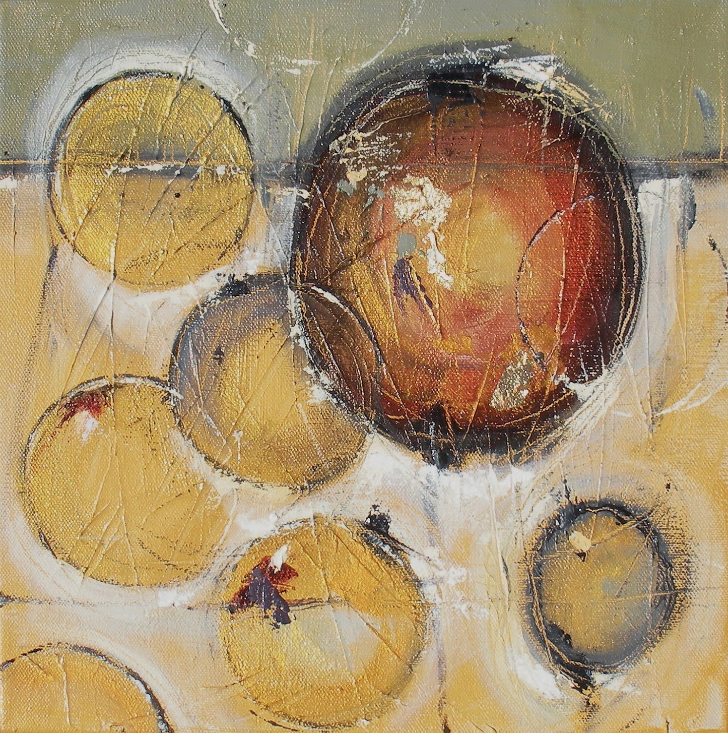 Always On My Mind 24″ x 24″ Abstract Painting