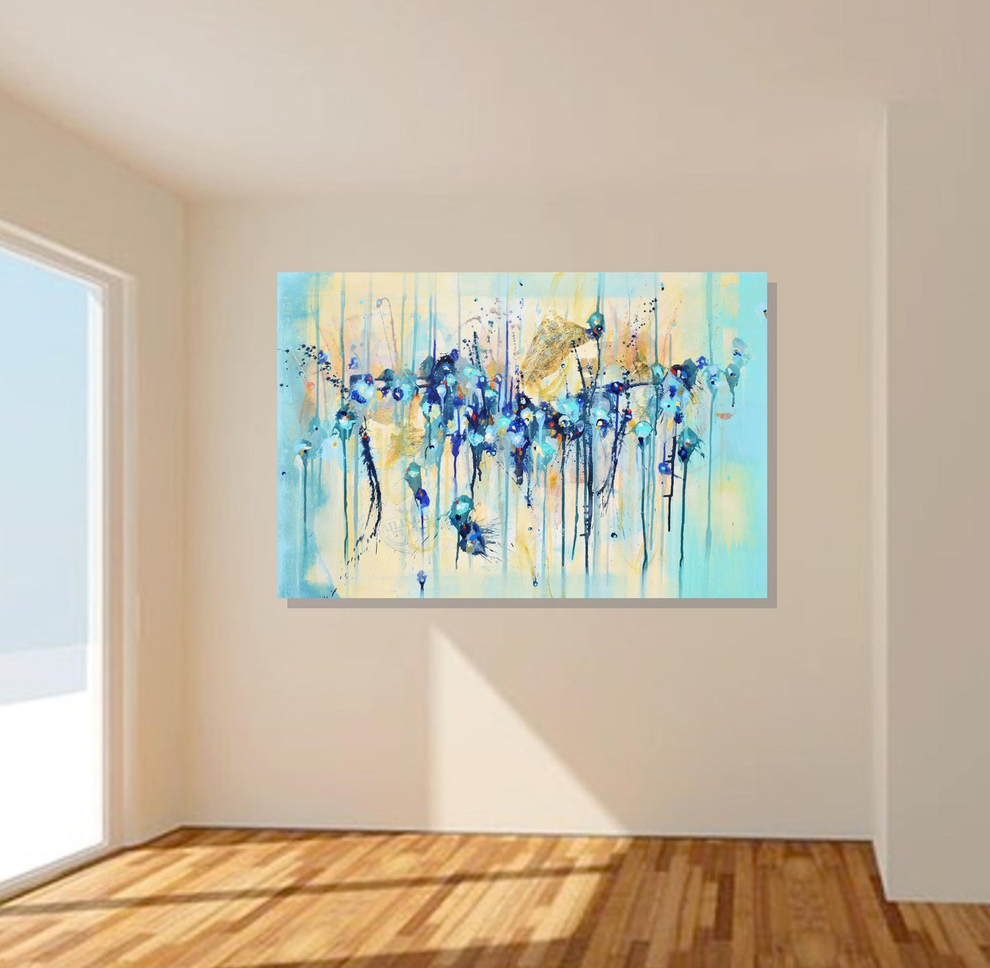 Sailing Through A New World 24″ x 36″ Abstract Painting
