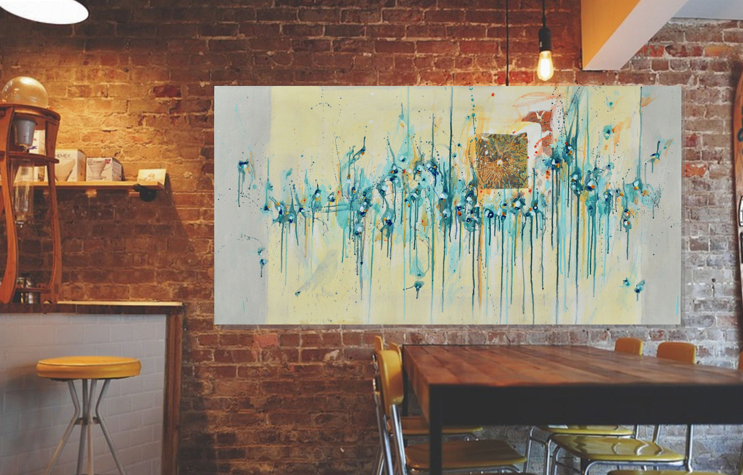 Till Sunrise 24″ x 48″ Abstract Painting